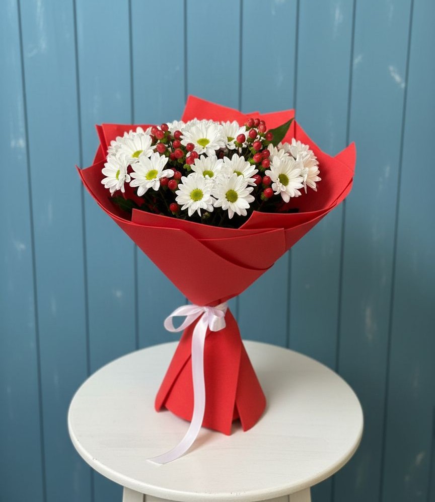 Букет цветов из: Хризантемы в Вилюйске