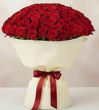 Букет 101 Красная роза Милано в Вилюйске