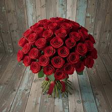 Букет 55 Красных роз Фридом #REPLACE_PRED# Вилюйске