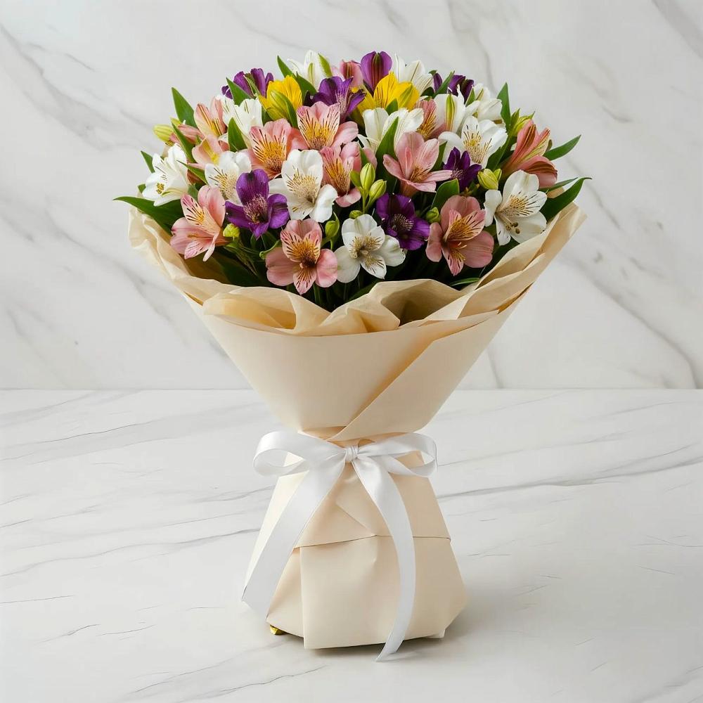 Букет цветов из: Альстромерии в Вилюйске