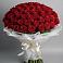 Букет 101 Красная роза Блэк Мэджик в Вилюйске