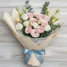 Букет цветов из:  Лизиантусы в Вилюйске