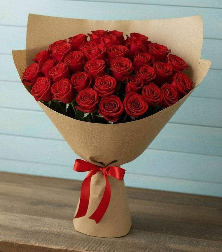 Букет Красные розы Милано в Вилюйске