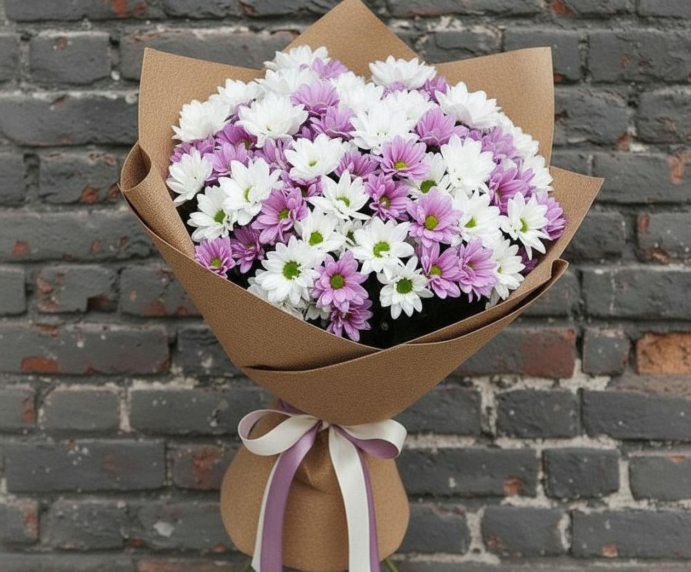 Букет цветов из: Хризантемы в Вилюйске