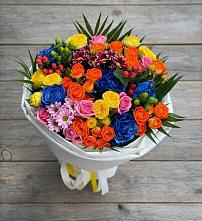 Букет цветов из:  Розы и Хризантемы в Вилюйске