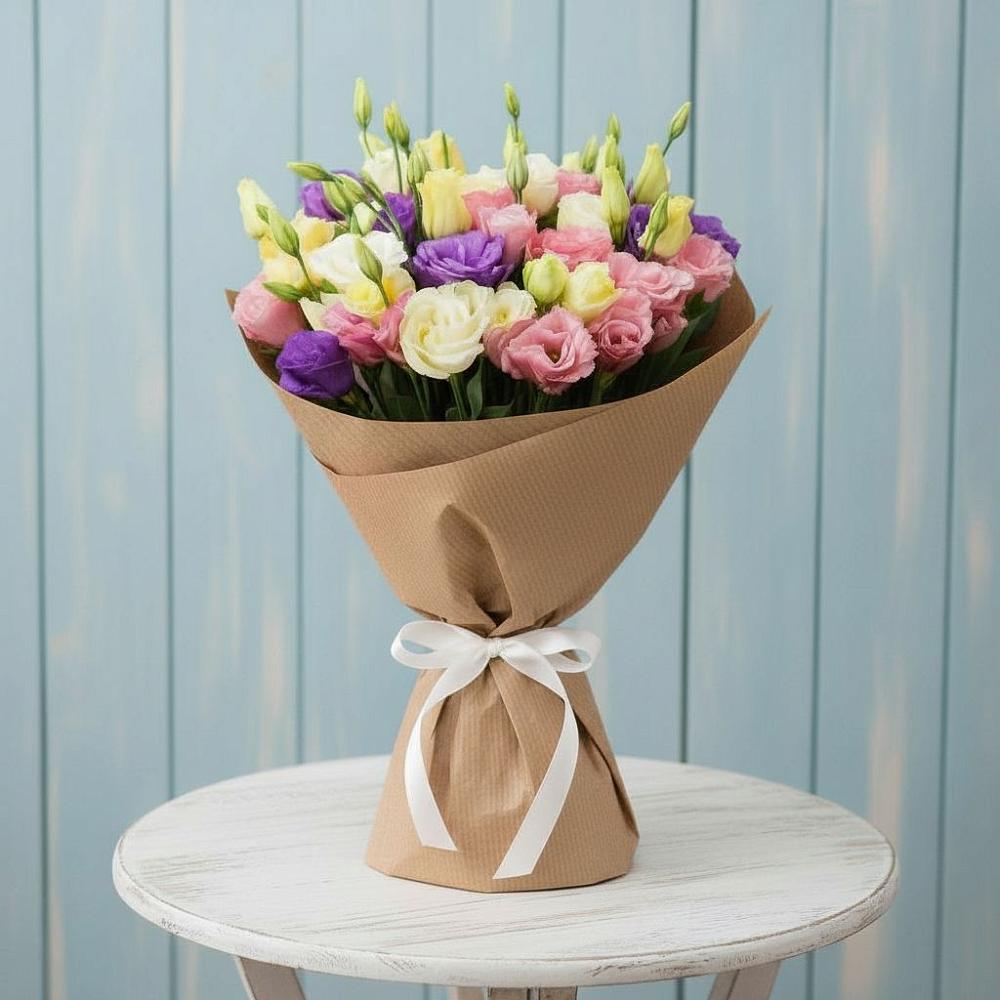 Букет цветов из: Лизиантусы в Вилюйске