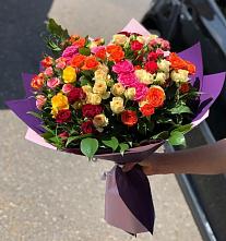 Букет Микс из разноцветных кустовых роз #REPLACE_PRED# Вилюйске