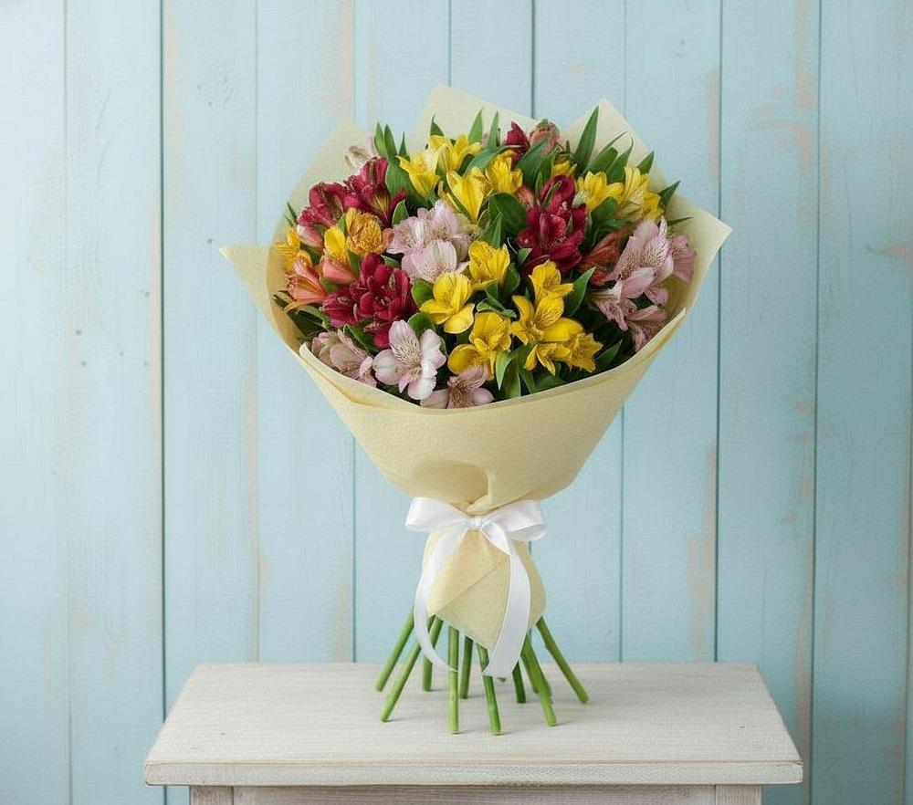 Букет цветов из: Альстромерии в Вилюйске