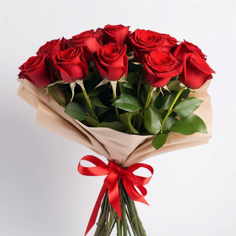 Букет 11 Красных роз Эдлесс Лав в Вилюйске